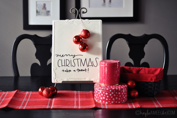 Holiday Dining Decor with Dollar General